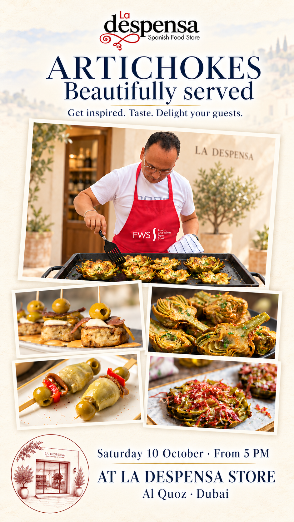 Artichokes, beautifully served | Alcachofas para sorprender - La despensa