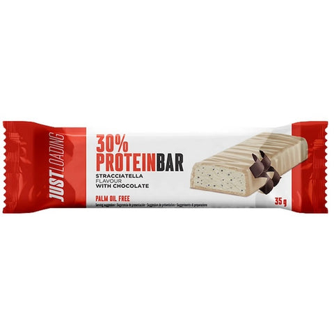 30% Stracciatella Protein Bar JustLoading 35g | Barrita Proteica Stracciatella  JustLoading 35g