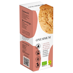 Artisan Almond Oatmeal Cookies Onesimum|Galletas artesanas de avena y almendra
