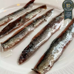 Cantabric Sea Anchovies in EVOO Reserva | Anchoas del Cantábrico en aceite de oliva Reserva Catalina