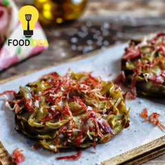 Artichoke Flowers with Crispy Cecina de León Shavings – Food Idea | Flores de Alcachofa con Virutas Crujientes de Cecina de León - FoodIdea