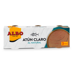 Yellowfin Tuna in Brine Albo 3 x 92g Tins | Atun Claro Albo 3 x 92g