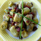 Baby Artichoke Hearts 40/60  in Brine Pelli  290g Glass Jar | Corazones de alcachofa Mini 40/60  Pelli  290 g