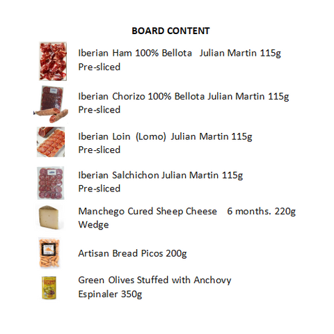 Spanish Iberian Cuts - Charcuterie Board | Tabla de Embutidos Ibéricos Españoles – Selección Gourmet