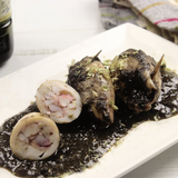 Baby squid in Ink stuffed 12 pieces La Brújula 130g | Chipirones Rellenos en su Tinta 12 piezas La Brújula 130 g