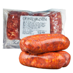 Beef Chorizo Sausage Classic (Frozen) Argentina 4 Pc - 500g | Chorizo Argentino de Ternera Congelado 4 Pc - 500g