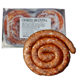 Beef Chorizo Sausage Spiral (Frozen) Argentina 500g (2pc)| Chorizo Argentino de Ternera Spiral Congelado 500g (2pc) - La despensa