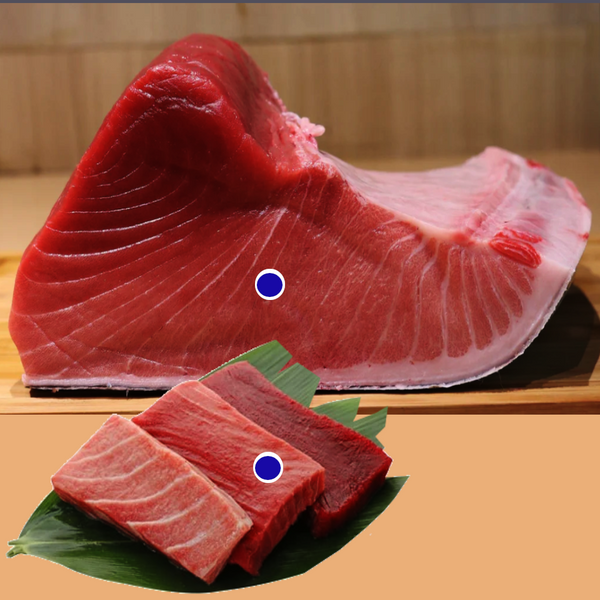 Blue Fin Tuna Tarantelo ( Chutoro ) Frozen Spain  | Tarantelo de Atun Rojo ( Chutoro ) Super Frozen Spain - La despensa