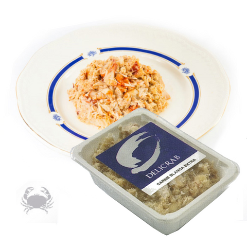 Frozen Brown Crab Meat 500g  | Carne Blanca de Buey de Mar 500g