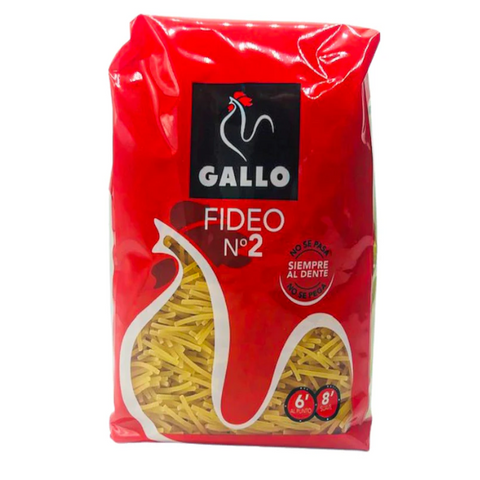 Fideo No.2 Pastas Gallo 450g  | Fideo No.2 Pastas Gallo 450g