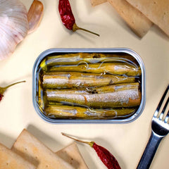 Garfish in Extra Virgin Olive Oil JOSE Gourmet 120g Tin | Aguja en Aceite de Oliva Virgen Extra JOSE Gourmet 120g Tin