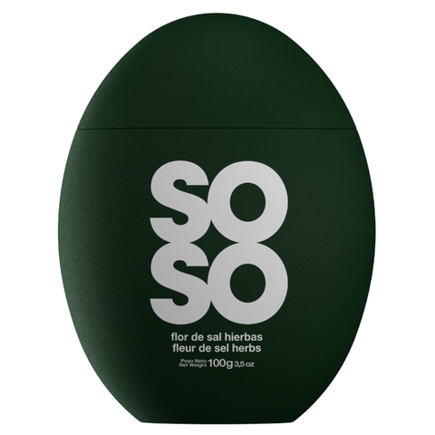 Premium Sea Salt & Herbs SOSO 100g | Flor de Sal Marina y Hierbas SOSO 100g