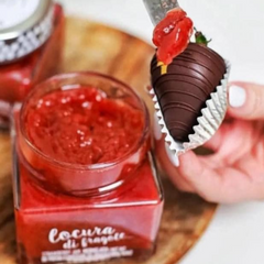 Organic Strawberry Jam Extra Lorusso 305g Glass Jar | Mermelada de Fresa Ecologica Extra Lorusso 305g