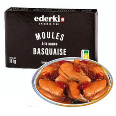 Mussels in Tomato Sauce Ederki 111g Tin | Mejillones en Salsa de Tomate Ederki 111g Tin