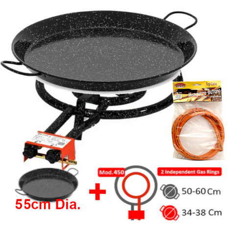 Paella 55 Cm. y Difusor de Gas MOD 450