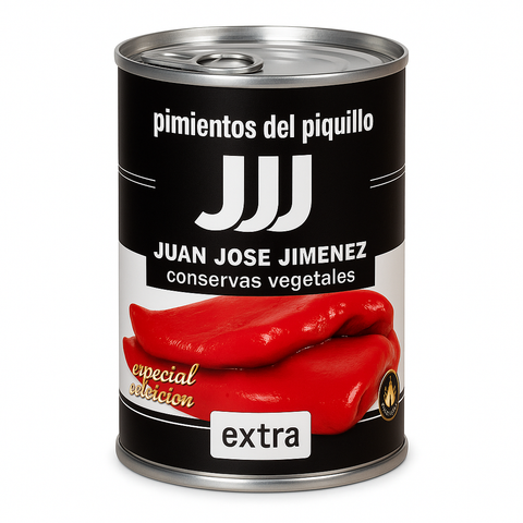 Piquillo Pepper Whole JJJ 390g  | Pimentos del Piquillo Enteros JJJ 390g