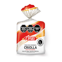 Dough For Empanada Orali Argentina 2kg (48Pc x 14cm) | Tapa Empanada Orali Argentina 2kg (48Pc x 14cm)