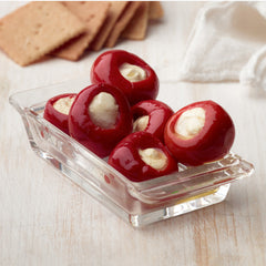 Cherry Peppers with Cream Cheese Peperino 330g Glass Jar | Pimientos Cherry con Queso Crema Peperino Tarro de Cristal 330g