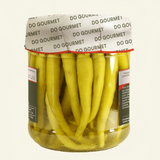 Green Chili Peppers Piparras in Vinegar Do Gourmet 300g Glass Jar | Piparras Vascas Picantes en Vinagre Do Gourmet 300g Glass Jar