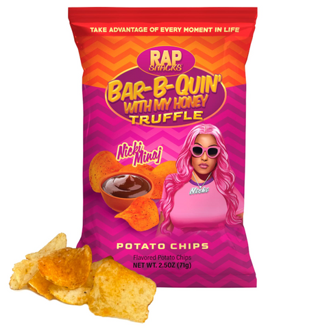 Flavored Potato Chips BBQ Honey Truffle Nicki Minaj RAP Snacks 71g