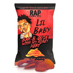 Flavored Potato Chips BBQ Honey Heat Lil Baby RAP Snacks 71g