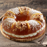 Roscon de Reyes with Whipped Cream 5/6 Servings  | Roscon de Reyes  con Nata 5/6 Porciones