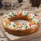 Roscon de Reyes Plain 8/10 Servings | Roscon de Reyes  Sin Relleno 8/10 Porciones