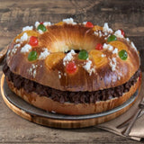 Roscon de Reyes with Chocolate Cream Cream 8/10 Servings  | Roscon de Reyes  con Chocolate Trufa 8/10 Porciones