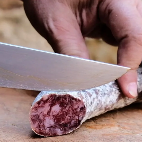 Iberico Bellota Salchichon Thin (Vela)  - Guijuelo | Salchichon Iberico Fino (Vela) Marcial - Guijuelo