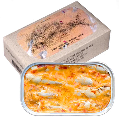 Small Sardines in Brava Sauce JOSE Gourmet 90g Tin