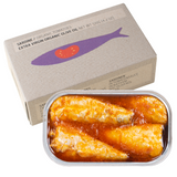 Sardines in Organic Tomato Sauce and EVOO JOSE Gourmet 120g Tin |  Sardines en Salasa de Tomate Ecologico Jose Gourmet 120g 