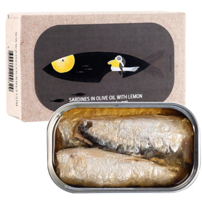 Sardines in Extra Virgin Olive Oil and Lemon JOSE Gourmet 120g Tin