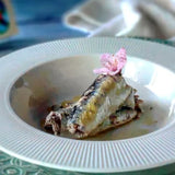 Small Sardines in Organic Extra Virgin Olive Oil JOSE Gourmet 90g Tin | Sardinillas en Aceite de Oliva Virgen Extra Ecológico 90g