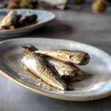 Small Sardines in Organic Extra Virgin Olive Oil JOSE Gourmet 90g Tin | Sardinillas en Aceite de Oliva Virgen Extra Ecológico 90g