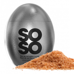 Premium Sea Salt Fire Roasted SOSO 100g | Flor de Sal Marina a la brasa SOSO 100g