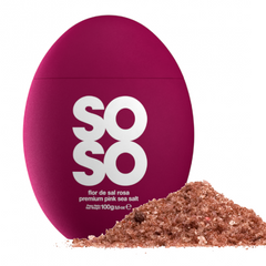 Premium Pink Sea Salt SOSO 100g | Flor de Sal Marina Rosa SOSO 100g