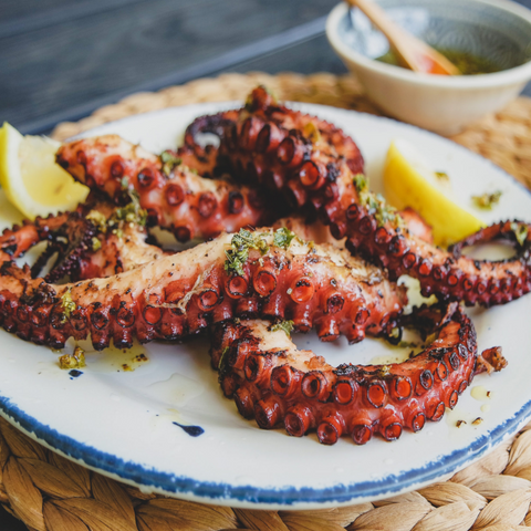 Frozen Cooked Octopus  Tentacles 6x250g Spain  | Tentáculos de Pulpo Cocidos Congelados 6x250g (España)