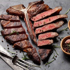 Beef T-bone Porterhouse  (Frozen) Argentina|Chuleton de Ternera T bone Argentina (Congelado)