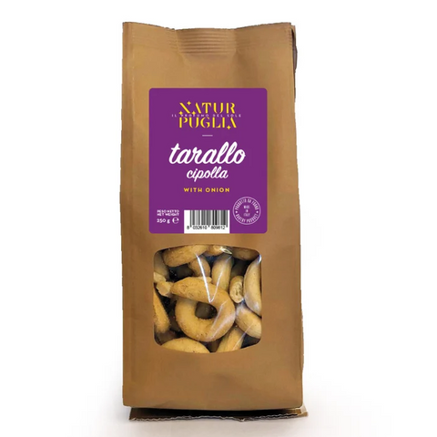 Bread Snacks Tarallo Onion Flavor 250g Bag