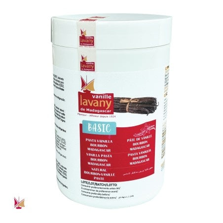 Natural Bourbon Madagascar Vanilla Paste Lavany 1,250g Pet Jar | Pasta Natural Bourbon Vainilla de Madagascar Lavany 1.250g Tarro PET
