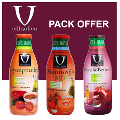 Villaolivo Cold Soup  Pack  Offer | Villaolivo Gazpacho  Surtido Oferta