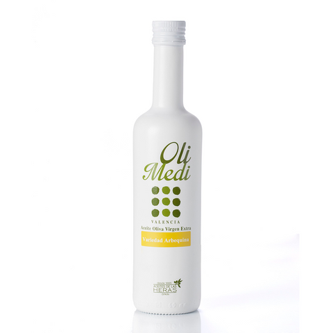 Extra Virgin Olive Oil Arbequina Oli Medi 500ml | Aceite de Oliva Extra Virgen Arbequina Oli Medi 500ml