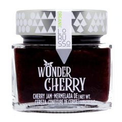 Organic Cherry Jam Extra Lorusso 305 Glass Jar | Mermelada de Cereza Ecologica Extra Lorusso 305g
