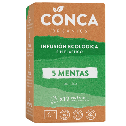 Herbal Infusion 5 Mints Organic|Infusion 5 Mentas Ecologica