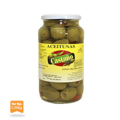 Gordal Olives Stuffed With Pepper|Aceituna Gordal Rellena de Pimiento