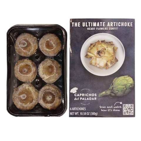 Artichoke Flower Confit in EVOO Frozen|Flor de Alcachofa Confitada con AOVE Congelada