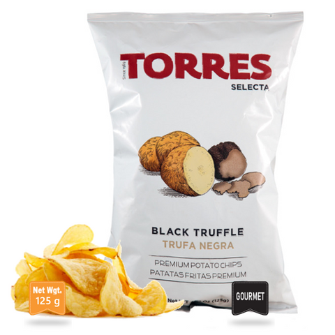 Torres Potato chips Black Truffle|Patatas Fritas Torres con Trufa Negra