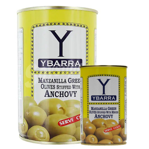 Anchovy Stuffed Olives YBARRA|Aceitunas Rellenas Anchoa YBARRA