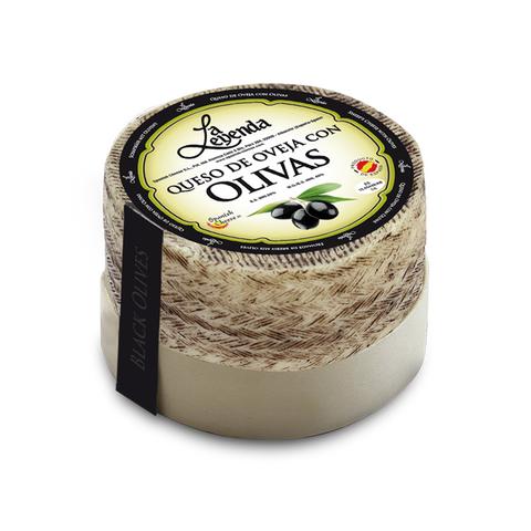 Sheep Cheese with Olives La Leyenda|Queso de Oveja Con Olivas La Leyenda