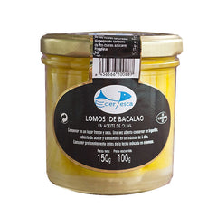 Desalted Cod Loins in Olive Oil Ederpesca|Lomos de Bacalao Desalado en Aceite Ederpesca